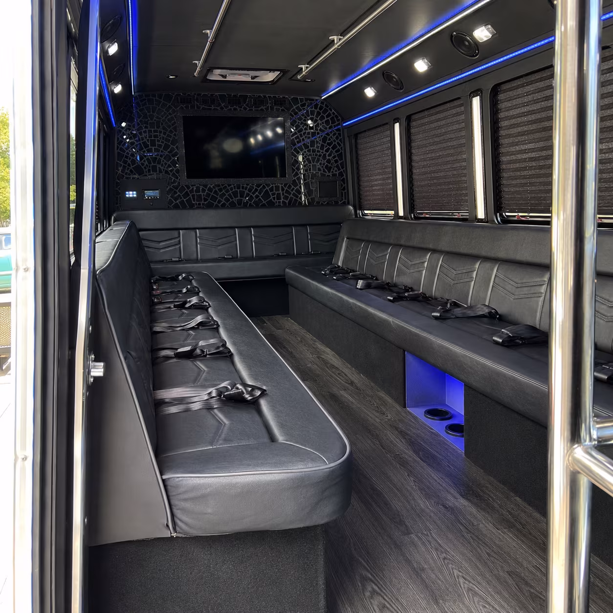 tailgate party buses and fan buses for away game road trips