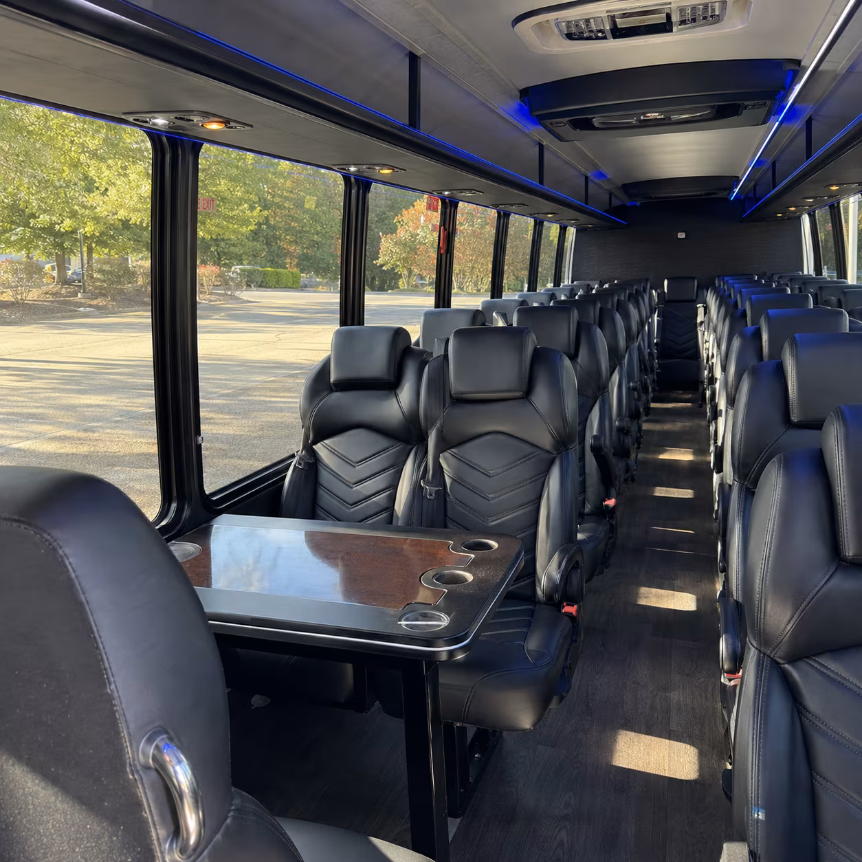 temecula 25 passenger minibus inside