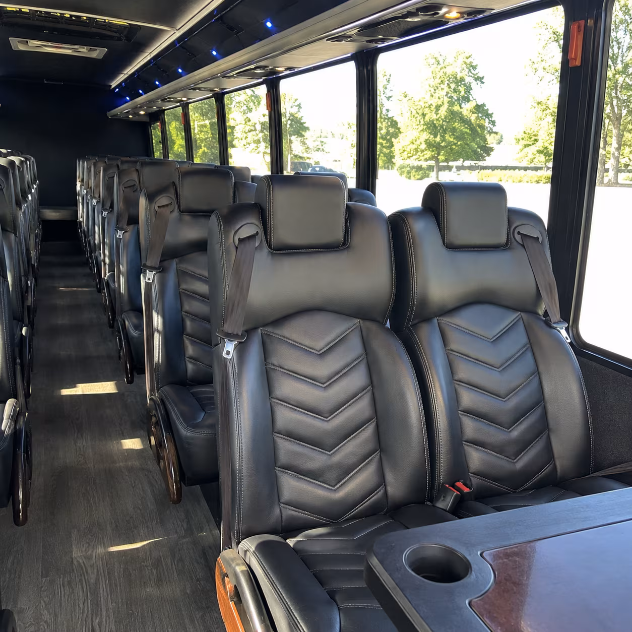 temecula 30 passenger minibus interior