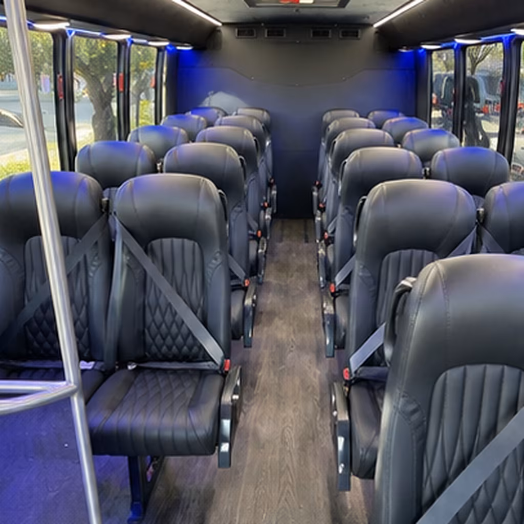 temecula 35 passenger minibus interior