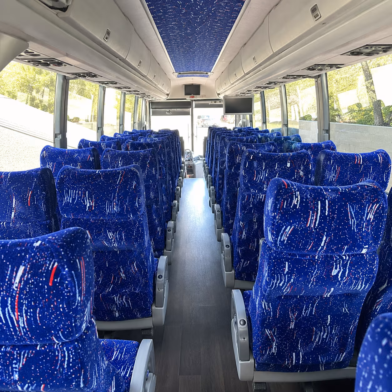 temecula 50 passenger charter bus interior