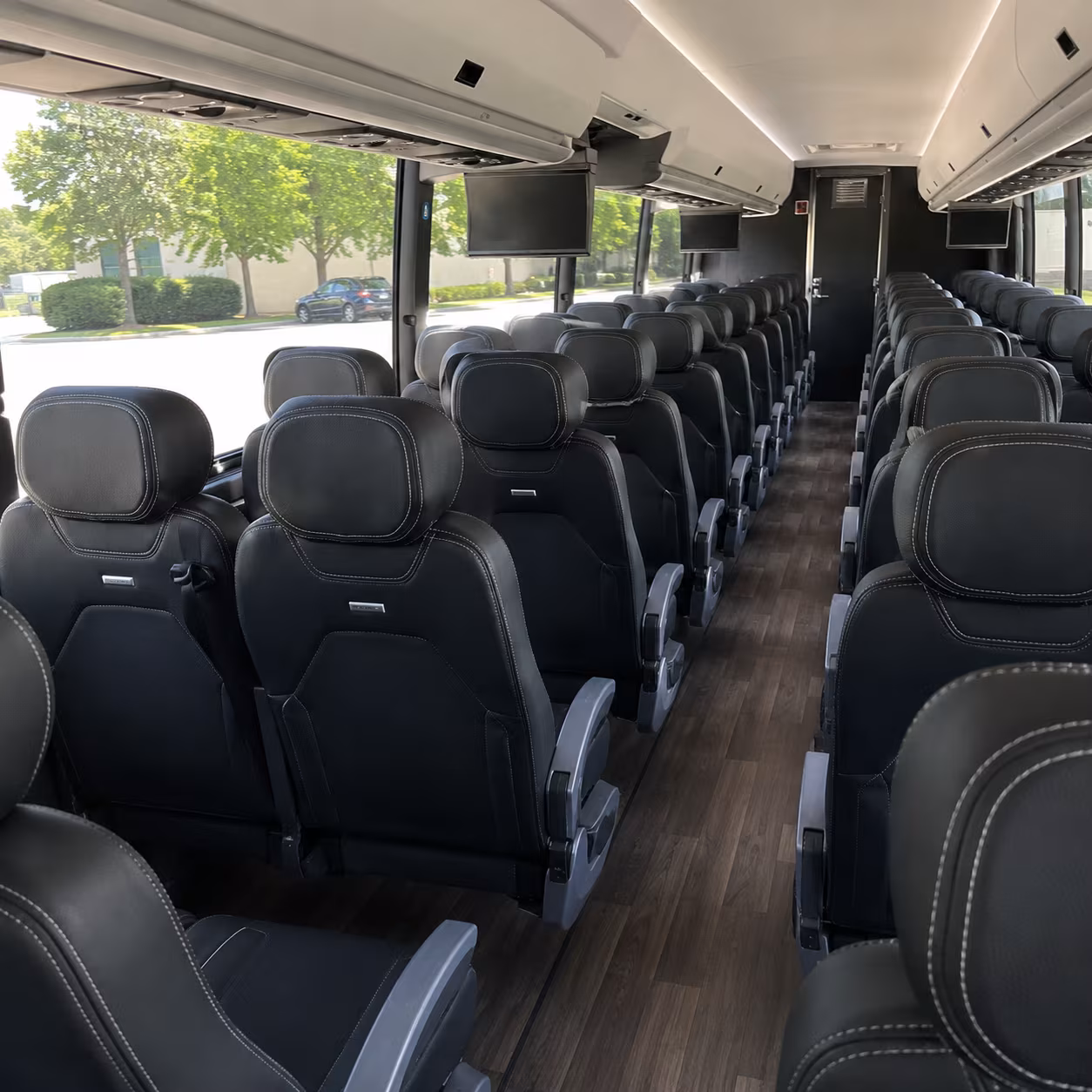 temecula 56 passenger charter bus interior