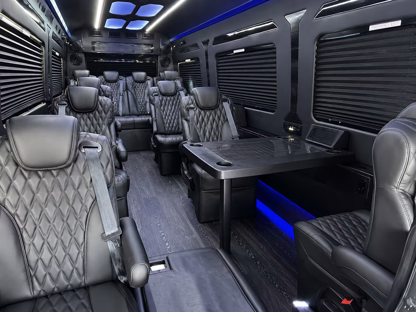 temecula wedding transportation onboard seating